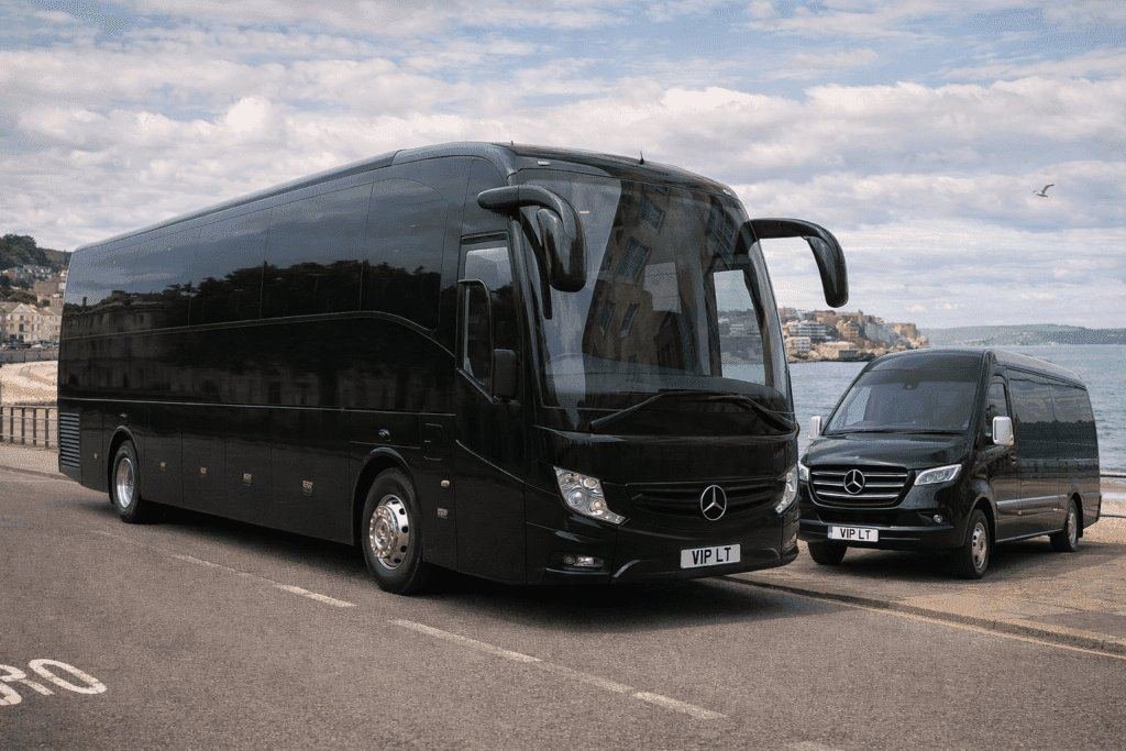Luxury 55-seater executive coach hire UK
